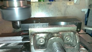 Using the radius cutter on the base